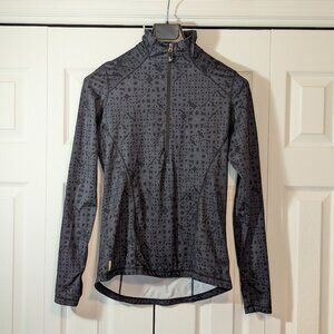 Lolë Women's Quarter Zip Yoga Running Workout Pullover - Grey - Size S